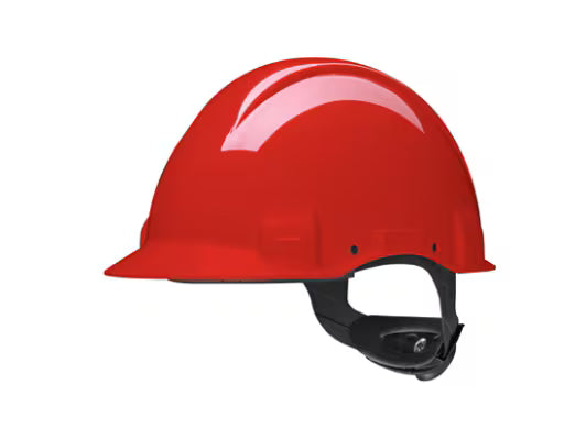 3M™ Veiligheidshelm, Uvicator, pinlock, zonder ventilatie, 440 V diëlektrisch, kunststof zweetband, rood, G3001CUV-RD