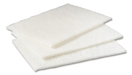 3M™ Scotch-Brite™  Schoonmaakpads voor delicate oppervlakken Wit, 100 mm x 10 m, 9/Rol