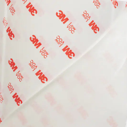 3M™ Low VOC Weefselversterkte Dubbelzijdige Tissue Tape 99015LVC, Transparant, 1500 mm x 50 m, 0.15 mm