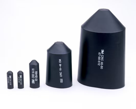 3M™ SKE 15/40 Warmtekrimpeindkap, Zwart, 40/15 mm