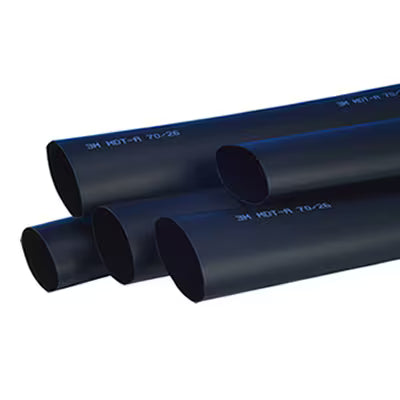 3M™ MDT-A Halfdikwandiger Warmtekrimkousbuis met Lijm, Zwart, 19/6 mm, 1 m, Weergeven