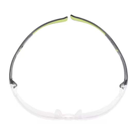 3M™ SecureFit™ 400 Veiligheidsbril, zwart/groen montuur, antikras/anticondens, heldere lenzen, SF401AS/AF-EU