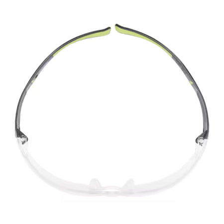 3M™ SecureFit™ 400 Veiligheidsbril, zwart/groen montuur, antikras/anticondens, heldere lenzen, SF401AS/AF-EU