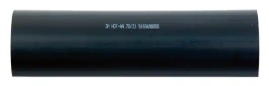 3M™ HDT-AN Dikwandiger Warmtekrimkousbuis met Lijm, Zwart, 70/21 mm, 1 m, Weergeven