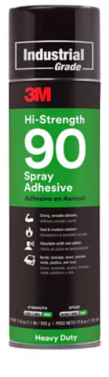3M™ Hi-Strength 90 Lijmspray, Transparant, 500 ml