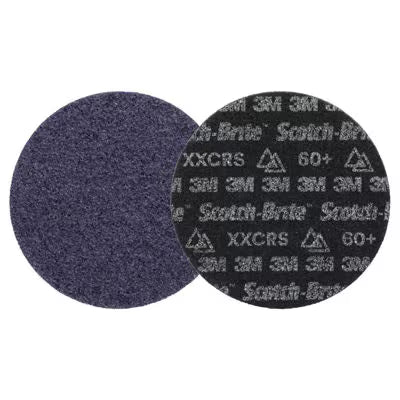 Scotch-Brite™ Precision Heavy Duty Surface Conditioning-schijf, HD-DH, X-Extra Coarse 60+, 10 in x NH, 25 ea/Case