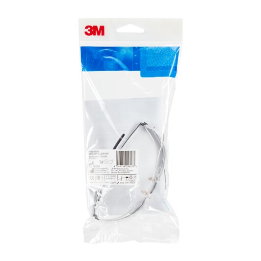 3M™ Metaliks™ Veiligheidsbrillen, metalen montuur, krasbestendig/anticondens, heldere lenzen, 71460-00001