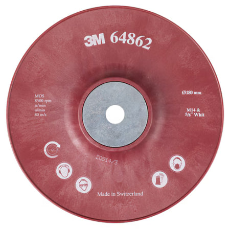 3M™ Steunschijf High Performance voor Fiberschijf, conisch, 178 mm, geschikt voor Cubitron™ II