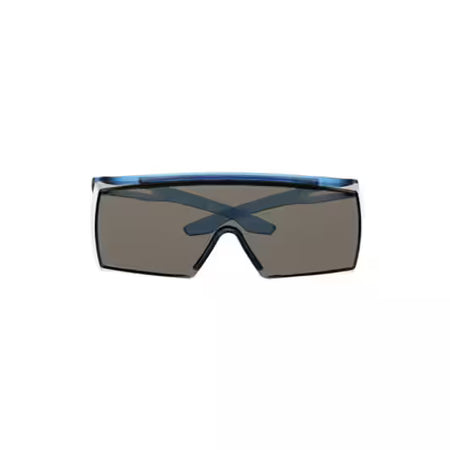 3M™ SecureFit™ 3700 Overzetbril, blauwe veren, Scotchgard™ anticondens (K&N), grijze lens, SF3702SGAF-BLU-EU, 20/doos