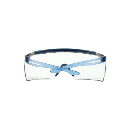 3M™ SecureFit™ 3700 Overzetbril, blauwe veren, wenkbrauwbescherming, Scotchgard™ anticondens (K&N), heldere lens, SF3701XSGAF-BLU-EU, 20/doos