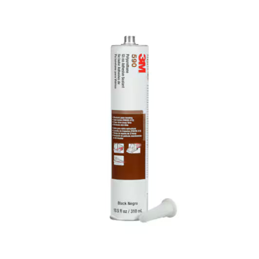 3M™ Polyurethaan Glaskit 590, Zwart, 310 ml