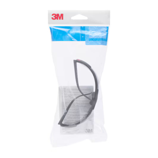 3M™ Veiligheidsbrillen 2750-serie, zwart montuur, krasbestendig/anticondens, grijze lenzen, 2751