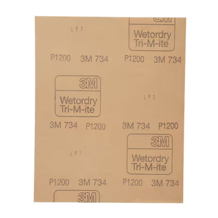 3M™ Wetordry™ Schuurvel 734, 230 mm x 280 mm, P1200, 01970