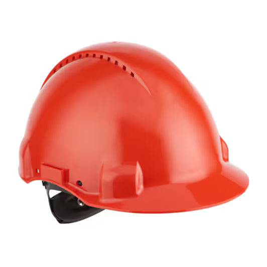 3M™ Veiligheidshelm, Uvicator, ratelverstelling, ventilatie, kunststof zweetband, rood, G3000NUV-RD