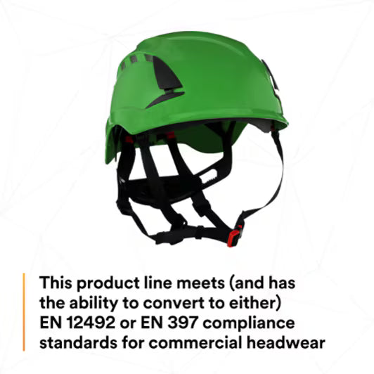 3M™ SecureFit™ X5000 Veiligheidshelm, geventileerd, 1000 V, CE, groen, X5004VE-CE
