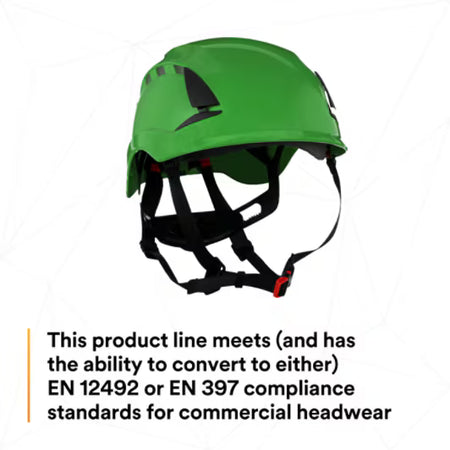 3M™ SecureFit™ X5000 Veiligheidshelm, geventileerd, 1000 V, CE, groen, X5004VE-CE