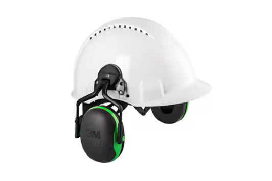 3M™ PELTOR™ Gehoorkappen, groen, helmbevestiging, X1P5E