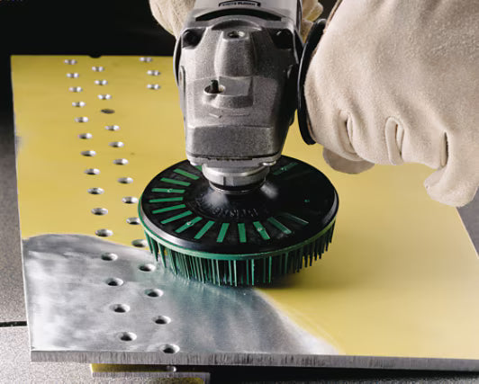 Scotch-Brite™ Bristle Schijf BD-ZB, 115 mm, P80, Thread Size M14