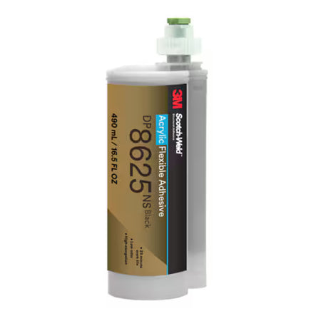 3M™ Scotch-Weld™ Flexibele acrylaatlijm DP8625NS, Zwart, 490 ml Duo-Pak