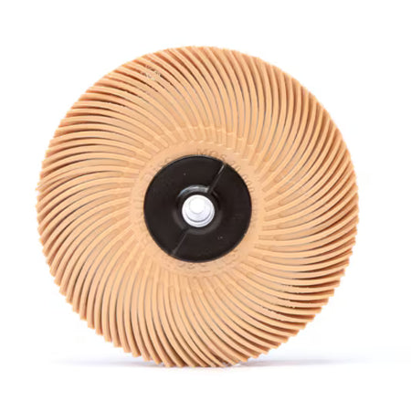 Scotch-Brite™ Radial Bristle Schijf, RB-ZB, perzik, 76 mm x 2 mm x 10 mm, 6µ
