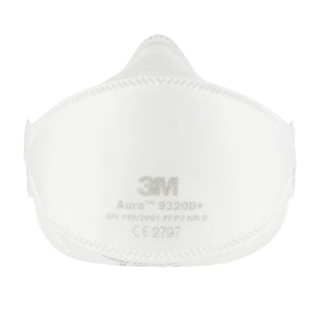 3M™ 9320D+ Aura™ Wegwerpstofmaskers, FFP2, zonder ventiel, 5/verpakking