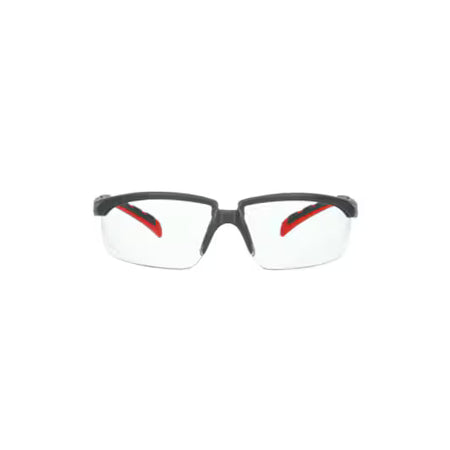 3M™ Solus™ Serie 2000, S2001SGAF-ROOD, grijs/rode veren, Scotchgard™ condenswerende coating, heldere AC-AK‑lenzen, 20/doos