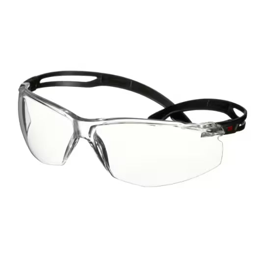 3M™ SecureFit™ 500 Veiligheidsbril, zwart montuur, antikras+ (K), heldere lenzen, SF501ASP-BLK-EU, 20/doos