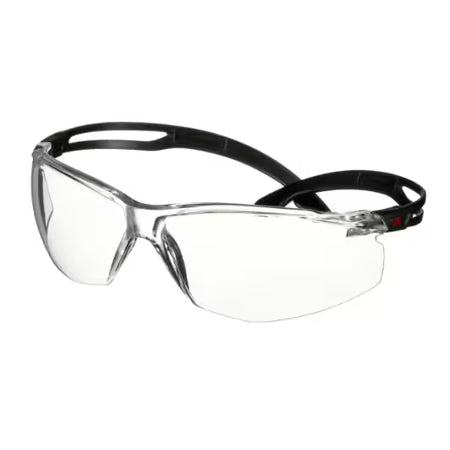 3M™ SecureFit™ 500 Veiligheidsbril, zwart montuur, antikras+ (K), heldere lenzen, SF501ASP-BLK-EU, 20/doos