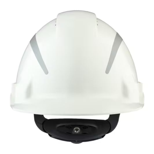 3M™ Veiligheidshelm, Uvicator, ratelverstelling, ventilatie, reflecterend, kunststof zweetband, wit, G3000NUV-R-VI