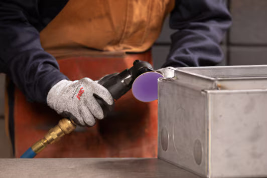 3M™ Cubitron™ 3 Roloc™ Fiberschijf 1187C, 80+, TR, Purple, 51 mm, 50/Carton, 200 ea/Case