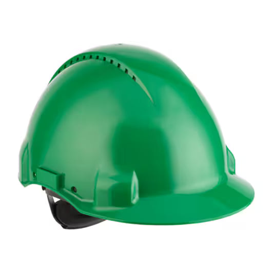 3M™ Veiligheidshelm, Uvicator, ratelverstelling, ventilatie, kunststof zweetband, groen, G3000NUV-GP
