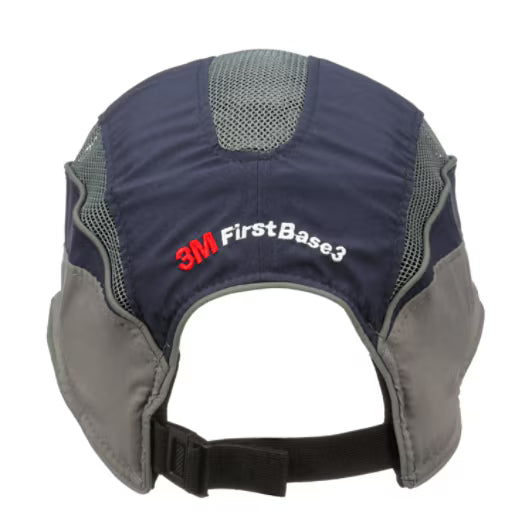 3M™ First Base™ 3 Stootpet 2031216, Elite, marineblauw/grijs, korte klep, 55 mm
