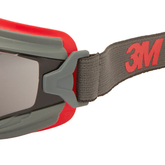 3M™ Goggle Gear™ 500 Ruimzichtbril, Scotchgard™ condenswerende en krasbestendige coating (K&N), grijze lens, GG502SGAF-EU, 10/doos