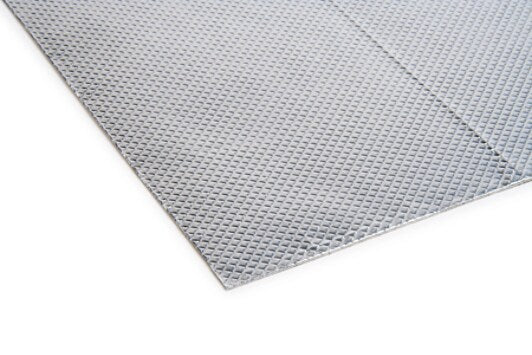 3M™ ET 1267 Aluminiumfolie, reliëf, met niet-geleidende lijm, Aluminium, 584 mm x 16.5 m x 0.13 mm