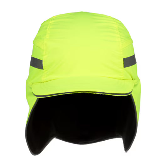 3M™ First Base™ 3 Stootpet 2021209, Winter, hi-viz, geel, korte klep, 55 mm, aangepast