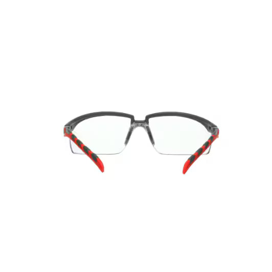 3M™ Solus™ Serie 2000, S2001SGAF-ROOD, grijs/rode veren, Scotchgard™ condenswerende coating, heldere AC-AK‑lenzen, 20/doos