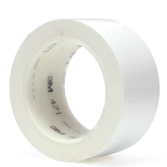 3M™ Vinyl Tape 471, Wit, 50 mm x 33 m, 0.14 mm