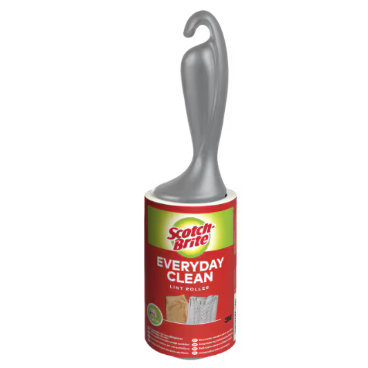 Scotch-Brite™ Everyday Clean pluizenkleefroller voor dagelijks gebruik met 30 vellen, 1/Verpakking