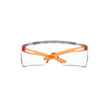 3M™ SecureFit™ 3700 Overzetbril, oranje veren, Scotchgard™ anticondens (K&N), heldere lens, SF3701SGAF-ORG-EU, 20/doos