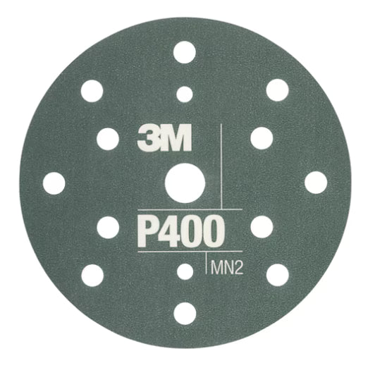 3M™ Hookit™ Flexibele Schuurschijf 270J, 150 mm, 15 gaten, P400, 34417