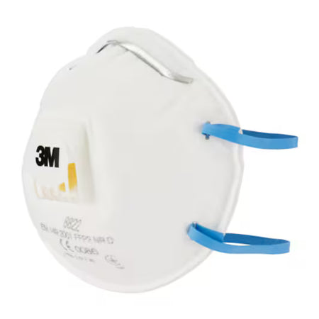 3M™ Cool Flow™ Stofmasker 8822, FFP2 NR D, met ventiel, 3/verpakking
