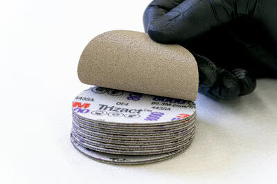 3M™ Trizact™ Hookit™ Foam Schuurschijf 443SA 8000, 150 mm, 8000, 30806