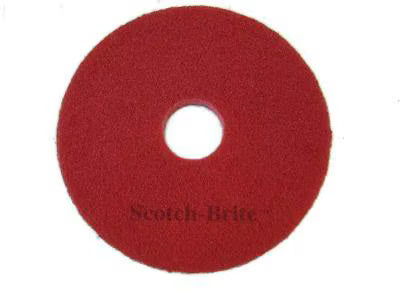 Scotch-Brite™ Vloerpads, Rood, 505 mm, 5/Doos