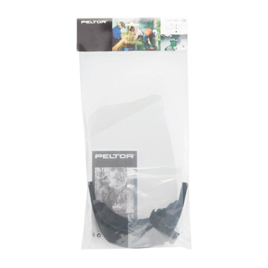 3M™ Gelaatsscherm, standaard klep, polycarbonaat, helder, V4H