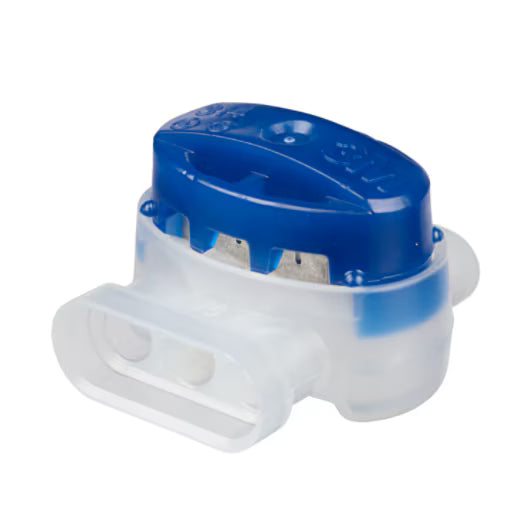 3M™ Scotchlok™ IDC Connector 314, zelfstrippend, Blauw, 0.5 - 1.5 mm², 50 per zakje, 500 /Geval