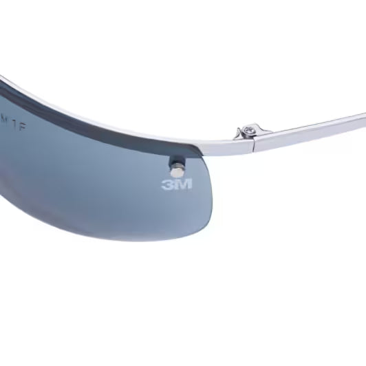 3M™ Metaliks™ Veiligheidsbrillen, metalen montuur, krasbestendig/anticondens, grijze lenzen, 71460-00002