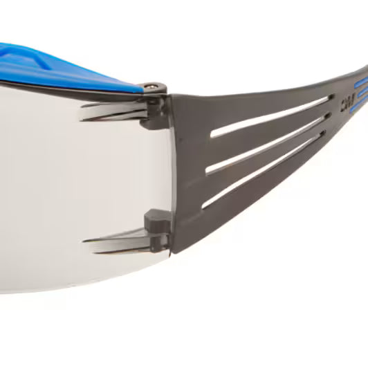 3M™ SecureFit™ 400X Veiligheidsbril, blauw/grijs montuur, Scotchgard™ condenswerende en krasbestendige coating (K&N), lichtgrijze lenzen voor binnen/buiten, SF407XSGAF-BLU-EU, 20/doos