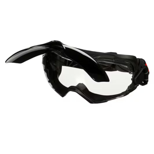 3M™ GoggleGear™ 6000 Ruimzichtbril, Scotchgard™ condenswerende en krasbestendige coating (K&N), heldere lens, met opklapbare grijze IR5 bedekkingslens, GG6001SGAF-IR5, 10/doos