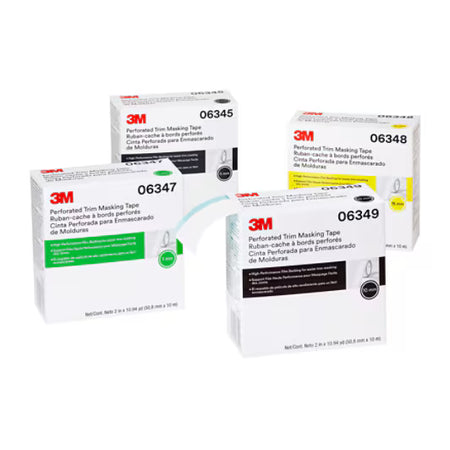 3M™ Geperforeerde Trim Masking Tape, 5 mm, harde band, 50,8 mm x 10 m, 06345