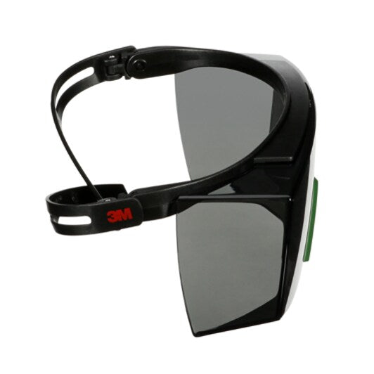 3M™ SecureFit™ 3700 Overzetbril, zwarte veren, krasbestendige, IR 3.0 grijze lens, SF3730AS-BLK, 20/doos